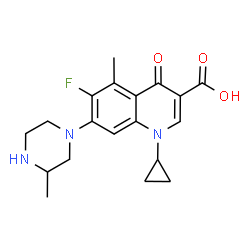 ChemSpider 2D Image | grepafloxacin | C19H22FN3O3
