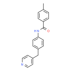 ChemSpider 2D Image | 4-Methyl-N-[4-(4-pyridinylmethyl)phenyl]benzamide | C20H18N2O