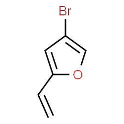 ChemSpider 2D Image | 4-Bromo-2-vinylfuran | C6H5BrO