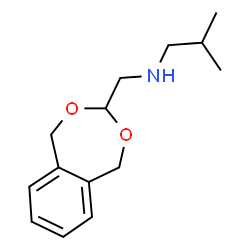 ChemSpider 2D Image | (5,9-Dihydro-6,8-dioxa-benzocyclohepten-7-ylmethyl)-isobutyl-amine | C14H21NO2