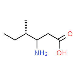 ChemSpider 2D Image | (4S)-3-Amino-4-methylhexanoic acid | C7H15NO2