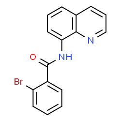 ChemSpider 2D Image | 2-Bromo-N-(8-quinolinyl)benzamide | C16H11BrN2O