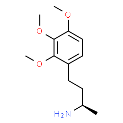 ChemSpider 2D Image | (2R)-4-(2,3,4-Trimethoxyphenyl)-2-butanamine | C13H21NO3