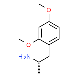 ChemSpider 2D Image | (2S)-1-(2,4-Dimethoxyphenyl)-2-propanamine | C11H17NO2