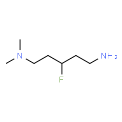 ChemSpider 2D Image | 3-Fluoro-N,N-dimethyl-1,5-pentanediamine | C7H17FN2
