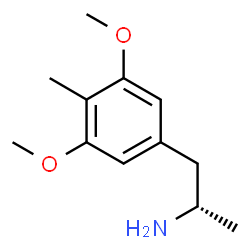 ChemSpider 2D Image | (2S)-1-(3,5-Dimethoxy-4-methylphenyl)-2-propanamine | C12H19NO2