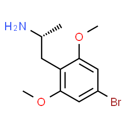 ChemSpider 2D Image | (2R)-1-(4-Bromo-2,6-dimethoxyphenyl)-2-propanamine | C11H16BrNO2
