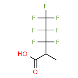 ChemSpider 2D Image | 3,3,4,4,5,5,5-Heptafluoro-2-methylpentanoic acid | C6H5F7O2