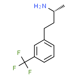 ChemSpider 2D Image | (2R)-4-[3-(Trifluoromethyl)phenyl]-2-butanamine | C11H14F3N