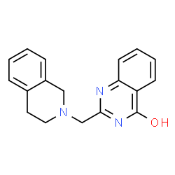 ChemSpider 2D Image | 2-(3,4-dihydro-1H-isoquinolin-2-ylmethyl)-1H-quinazolin-4-one | C18H17N3O