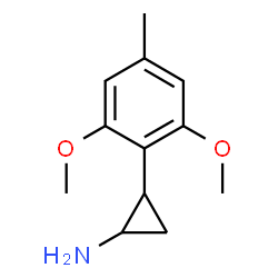 ChemSpider 2D Image | 2-(2,6-Dimethoxy-4-methylphenyl)cyclopropanamine | C12H17NO2