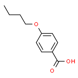 ChemSpider 2D Image | 4-Butoxybenzoic acid | C11H14O3