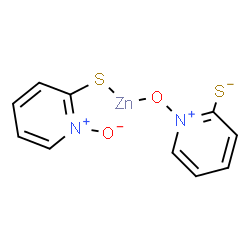 ChemSpider 2D Image | Zinc 2-pyridinethiolate 1-oxide 2-sulfido-1-pyridiniumolate (1:1:1) | C10H8N2O2S2Zn