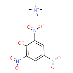 ChemSpider 2D Image | N,N,N-Trimethylmethanaminium 2,4,6-trinitrophenolate | C10H14N4O7