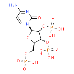 ChemSpider 2D Image | Cytidine 2',3',5'-tris(dihydrogen phosphate) | C9H16N3O14P3