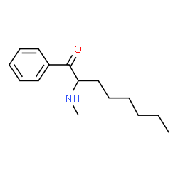ChemSpider 2D Image | 2-(Methylamino)-1-phenyl-1-octanone | C15H23NO