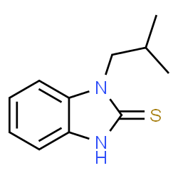 ChemSpider 2D Image | 1-Isobutyl-1H-benzoimidazole-2-thiol | C11H14N2S
