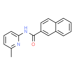 ChemSpider 2D Image | N-(6-Methyl-2-pyridinyl)-2-naphthamide | C17H14N2O