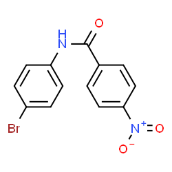 ChemSpider 2D Image | N-(4-Bromophenyl)-4-nitrobenzamide | C13H9BrN2O3