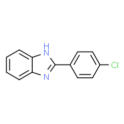 ChemSpider 2D Image | 2-(4-Chlorophenyl)benzimidazole | C13H9ClN2