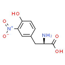 ChemSpider 2D Image | 3-Nitro-D-tyrosine | C9H10N2O5