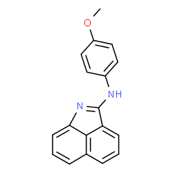 ChemSpider 2D Image | N-(4-Methoxyphenyl)benzo[cd]indol-2-amine | C18H14N2O