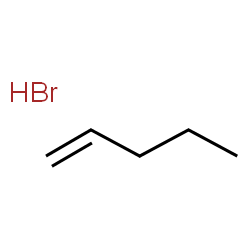 ChemSpider 2D Image | 1-Pentene hydrobromide (1:1) | C5H11Br