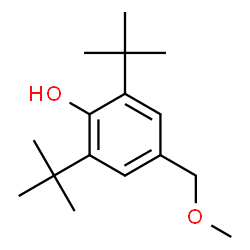 ChemSpider 2D Image | 2,6-Bis(1,1-dimethylethyl)-4-(methoxymethyl)phenol | C16H26O2