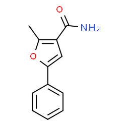 ChemSpider 2D Image | 2-Methyl-5-phenyl-3-furamide | C12H11NO2