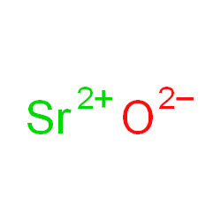 ChemSpider 2D Image | Strontium oxide | OSr