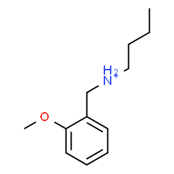 ChemSpider 2D Image | N-(2-Methoxybenzyl)-1-butanaminium | C12H20NO