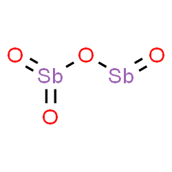 ChemSpider 2D Image | cervantite | O4Sb2