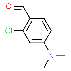 ChemSpider 2D Image | 2-Chloro-4-(dimethylamino)benzaldehyde | C9H10ClNO