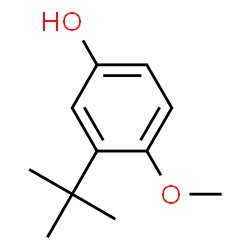 ChemSpider 2D Image | 3-T-BUTYL-4-METHOXYPHENOL | C11H16O2