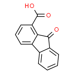 ChemSpider 2D Image | 9-Fluorenone-1-carboxylic Acid | C14H8O3