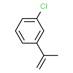 ChemSpider 2D Image | m-isopropenylchlorobenzene | C9H9Cl