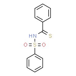 ChemSpider 2D Image | N-(Phenylsulfonyl)benzenecarbothioamide | C13H11NO2S2