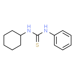 ChemSpider 2D Image | 1-Cyclohexyl-3-phenylthiourea | C13H18N2S