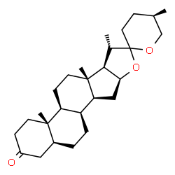 ChemSpider 2D Image | (5alpha,8alpha,22xi,25R)-Spirostan-3-one | C27H42O3