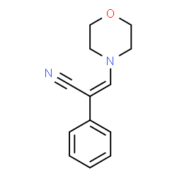 ChemSpider 2D Image | (2Z)-3-(4-Morpholinyl)-2-phenylacrylonitrile | C13H14N2O