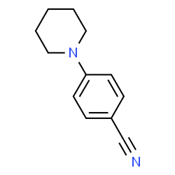 ChemSpider 2D Image | 4-(1-Piperidinyl)benzonitrile | C12H14N2