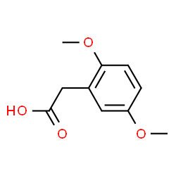 ChemSpider 2D Image | 2,5-Dimethoxyphenylacetic acid | C10H12O4