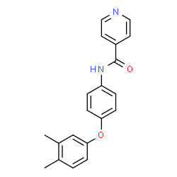 ChemSpider 2D Image | N-[4-(3,4-Dimethylphenoxy)phenyl]isonicotinamide | C20H18N2O2
