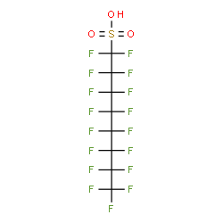 ChemSpider 2D Image | Perfluorooctanesulfonic acid | C8HF17O3S