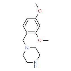 ChemSpider 2D Image | 1-(2,4-Dimethoxybenzyl)piperazine | C13H20N2O2
