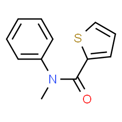 ChemSpider 2D Image | N-Methyl-N-phenyl-2-thiophenecarboxamide | C12H11NOS