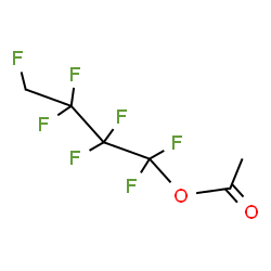 ChemSpider 2D Image | 1,1,2,2,3,3,4-Heptafluorobutyl acetate | C6H5F7O2