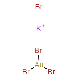 ChemSpider 2D Image | potassium tetrabromoaurate | AuBr4K