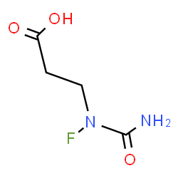 ChemSpider 2D Image | N-Carbamoyl-N-fluoro-beta-alanine | C4H7FN2O3