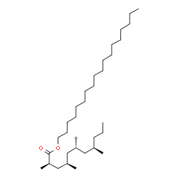 ChemSpider 2D Image | Octadecyl (2R,4R,6R,8R)-2,4,6,8-tetramethylundecanoate | C33H66O2